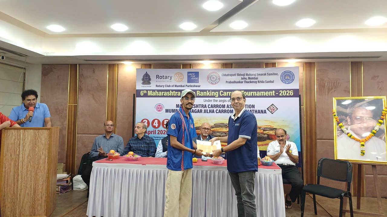 6th Rotary Club of Mumbai Parleshwar State Ranking Carrom Tournament 2026-27